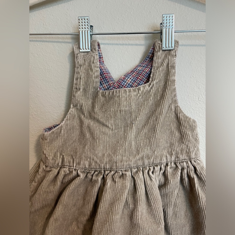 Corduroy Pinafore Dress